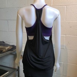 lululemon athletica Tops - Lululemon black & purple no limits tank sz 6 60066 lululemon athletica Tops - Lululemon black & purple no limits tank sz 6 60066